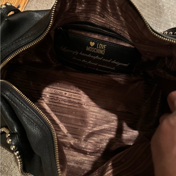 Love Moschino black leather studded purse - Large - Picture 4 of 4